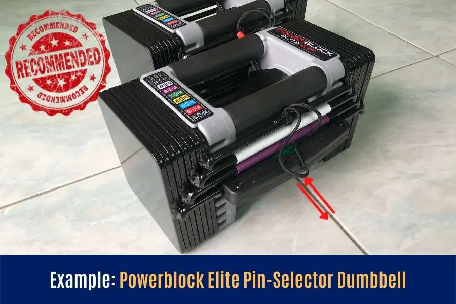 The Powerblock Elite dumbbell is highly recommended