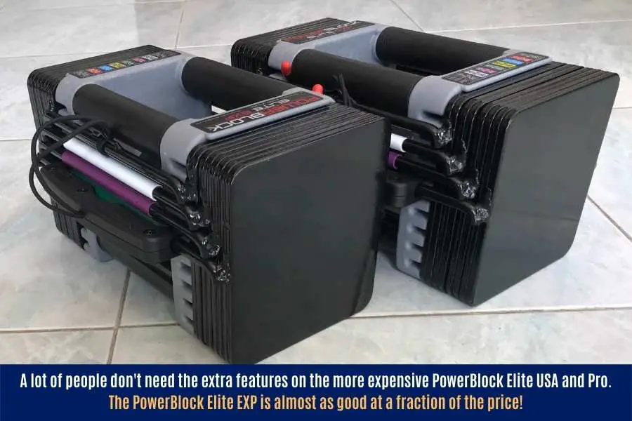 Powerblock dumbbells i used to build muscle