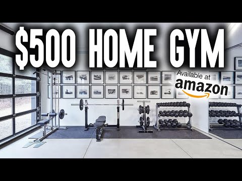 How to BUILD a $500 HOME GYM on AMAZON