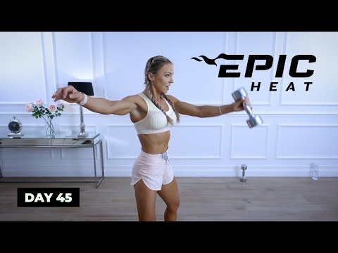 DYNAMITE Dumbbell HIIT Workout - Full Body | EPIC Heat - Day 45