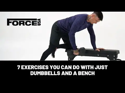 7 Exercises You Can Do With Just Dumbbells and a Bench