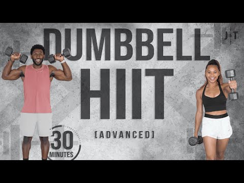 30 Minute Full Body Dumbbell HIIT Workout [Advanced]