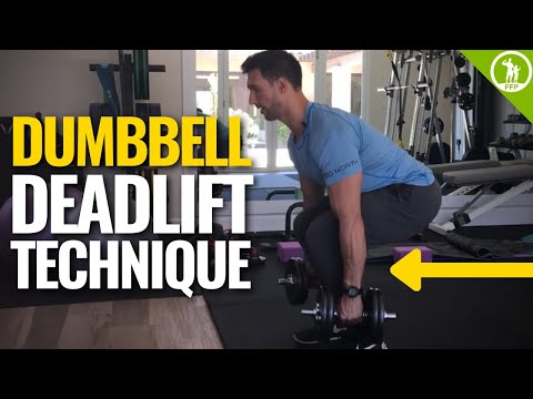 Dumbbell Deadlift Technique – Perfect Form Video Tutorial Guide