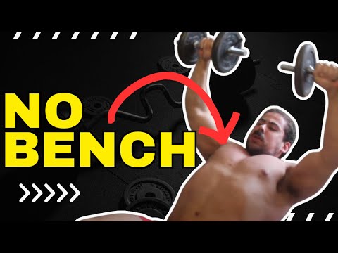 How To Incline Chest Press (WITHOUT A BENCH!) Home Chest Workout Ideas