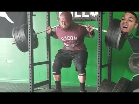 4 Minutes Of Squat Fails - When The Bar Bends