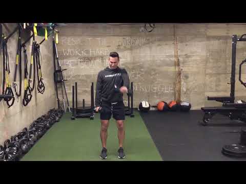 Dumbbell Crossover Front Raise