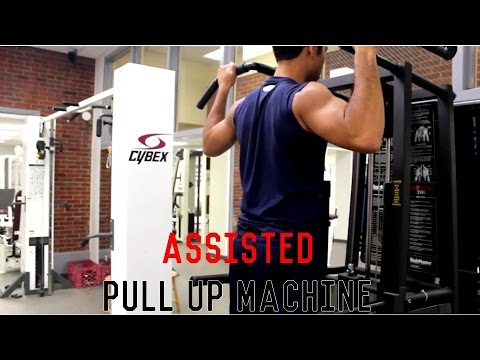 Assisted pull up machine