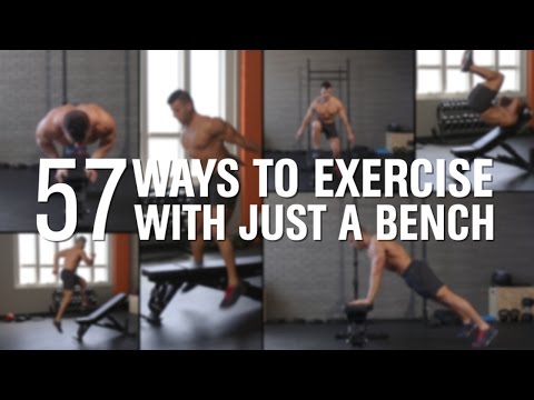 57 Ways To Exercise With Just A Bench