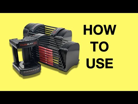 How to Use PowerBlock Adjustable Dumbbells