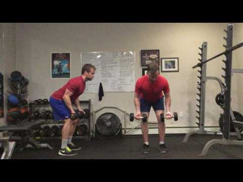 Underhand Dumbbell Row