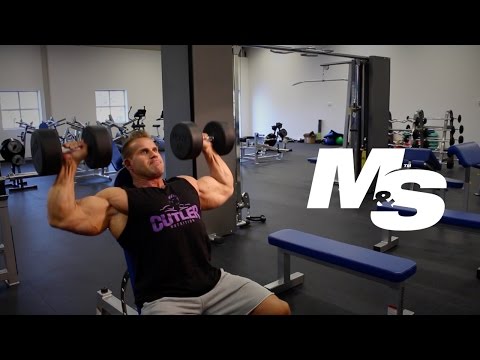 Jay Cutler&#039;s Training Tips: Dumbbell Shoulder Press Technique