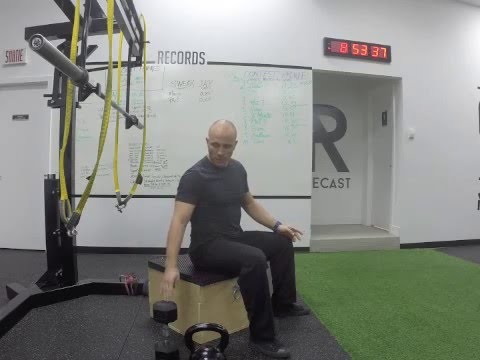 How To: Goblet Box Squat