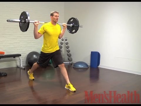 How to Do a Barbell Split Squat - Men&#039;s Health
