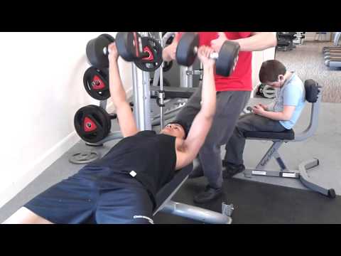 Dumbbell bench press bad form