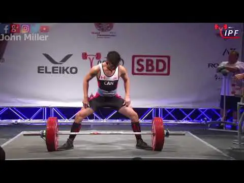 Derek Ng - 527.5kg 7th Place 59kg - IPF World Classic Powerlifting Championships 2018