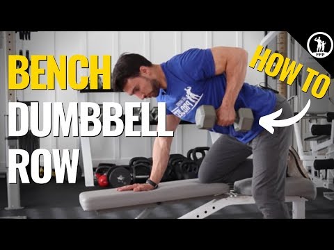 How To Do A One Arm Dumbbell Row - Complete Video Tutorial &amp; Exercise Guide