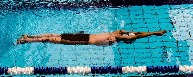 Man Doing Front Crawl