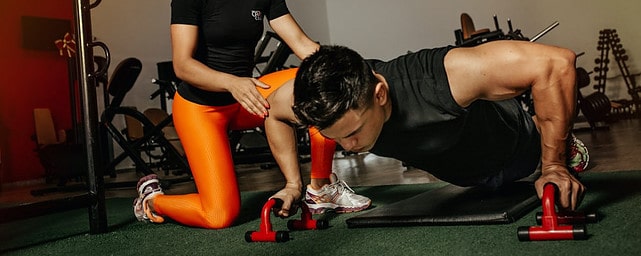 Man Doing Press Ups