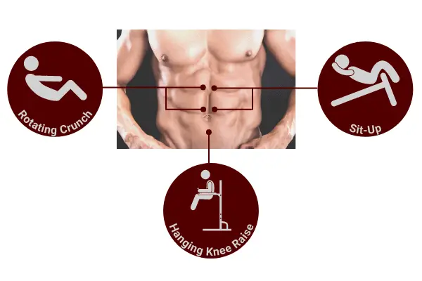 resistance training exercises are required to build your abs