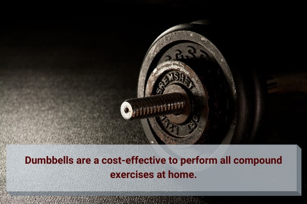 dumbbells are a cost-effective way to lift weights at home