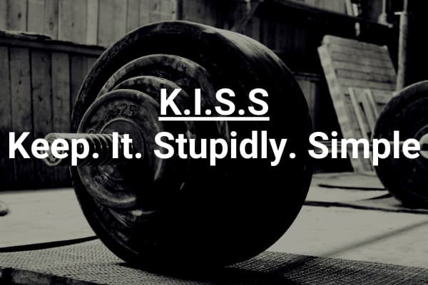 barbells keep your training simple.