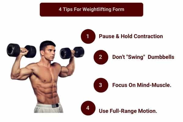 weight lifting form tips to do 5x5 with dumbbells