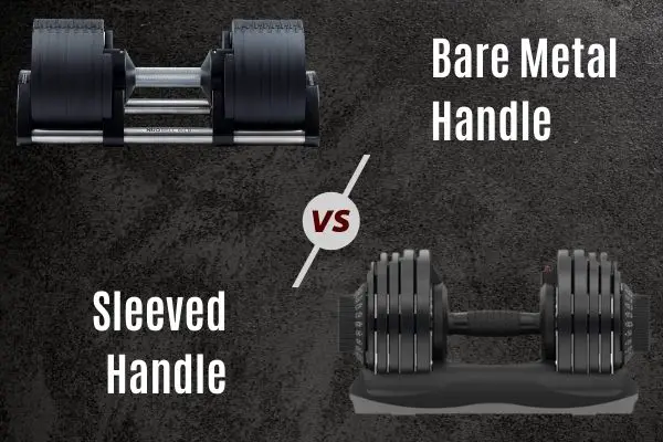 Consider handle material when buying adjustable dumbbells 