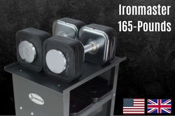 ironmaster quick lock 165 is the heaviest adjustable dumbbell on the market
