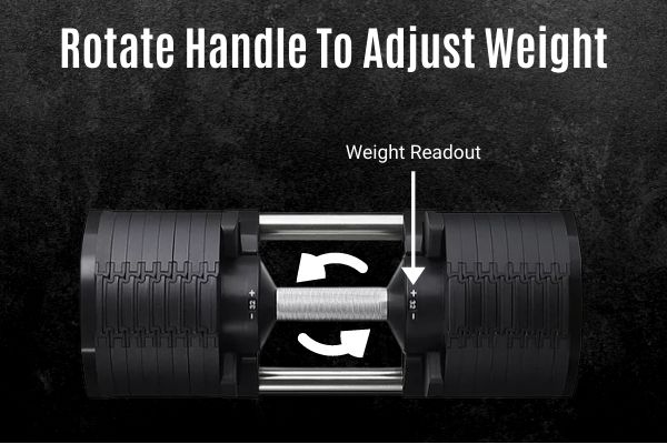 Nuo 80 rotating handle weight adjustment mechanism
