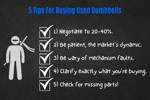 Tips to buy used dumbbells