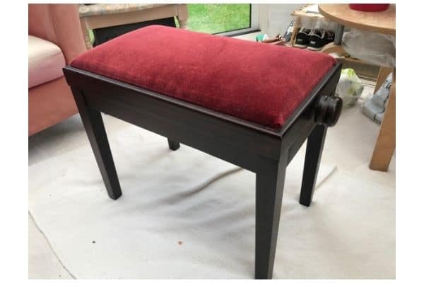 Piano bench is a great weight bench alternative.