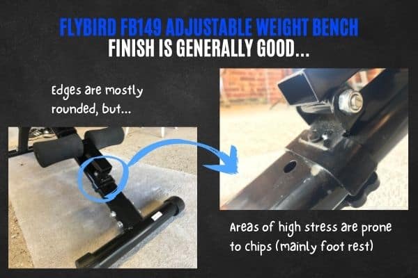 Flybird FB149 adjustable weight bench build quality.