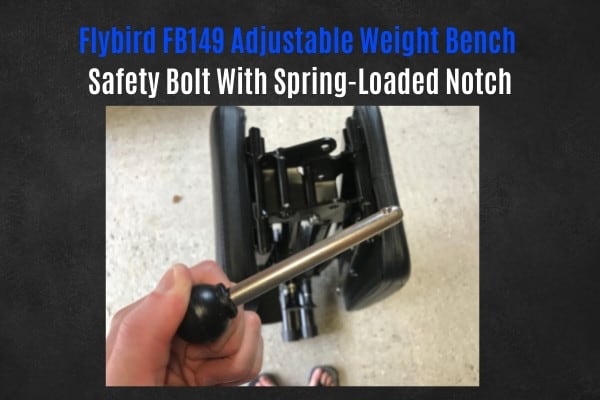 FB149 bench safety bolt.