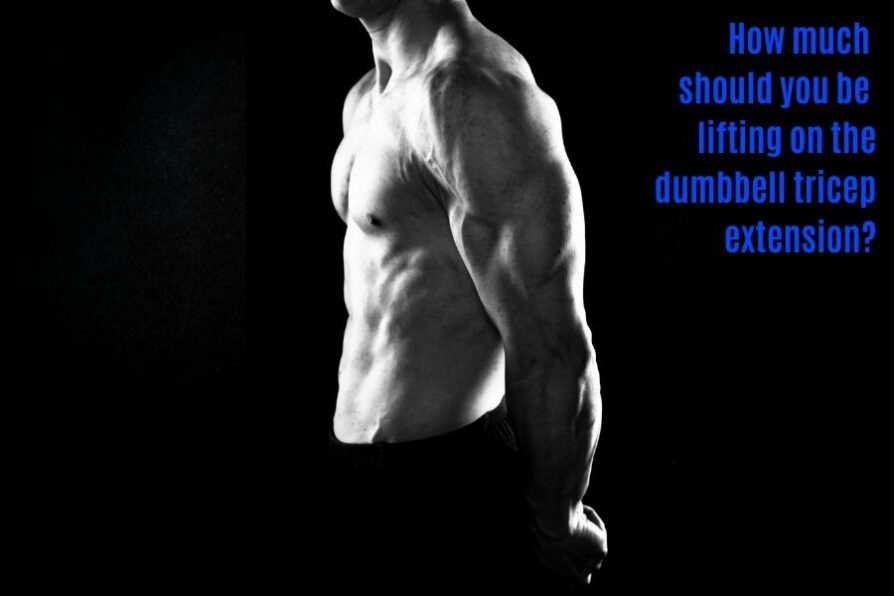 Dumbbell tricep extension standards