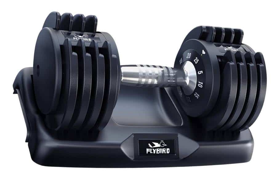 Flybird is a good beginners dumbbell with a good weight for women 
