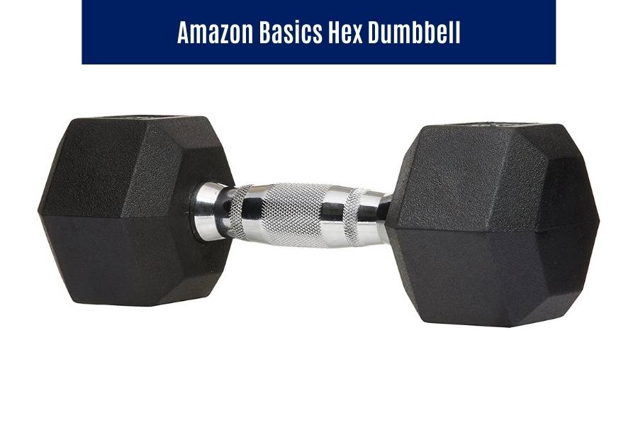 Amazon basics hex dumbbell is acheap weight for HIIT workouts