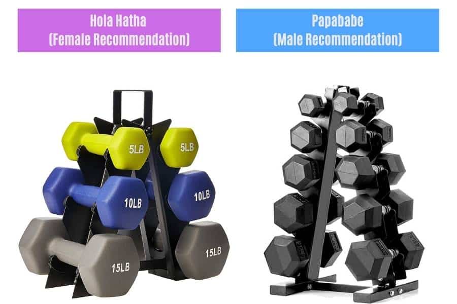 Best male and female dumbbells for HIIT