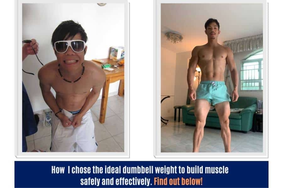 How I chose the ideal dumbbell weight to build muscle.