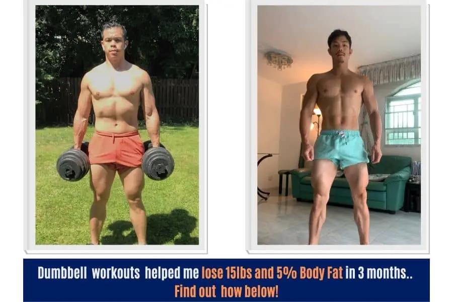 How I used dumbbells to lose weight and my dumbbell weight loss results