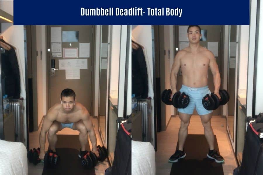 How to do the dumbbell deadlift to lose weight.