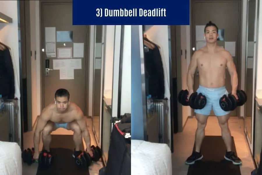 How to dumbbell deadlift in a HIIT workout.