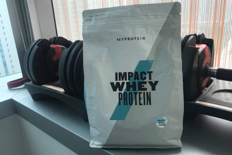 MyProtein Impact Whey powder is great for bulking without getting fat.