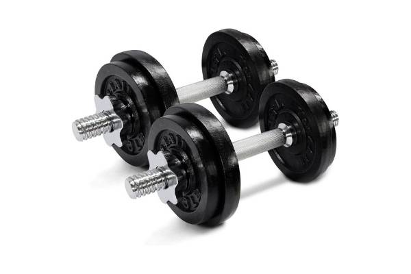 Yes4all 15kg dumbbells are cheap and effective