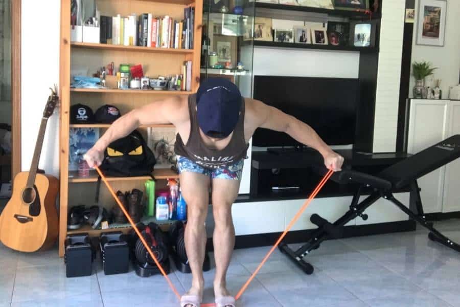 Undersun resistance band reverse flyes