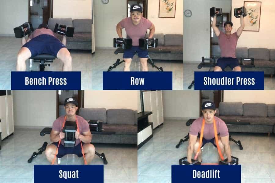 Compound dumbbell workout for skinny guys to do at home with.