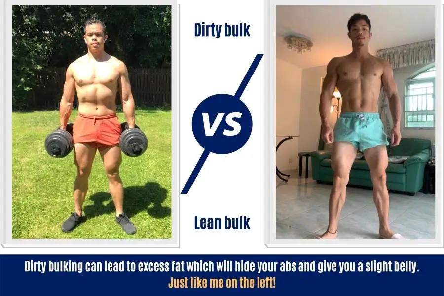 Lean vs dirty bulking results for skinny guys. 