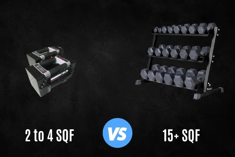 Adjustable dumbbells are cheaper compared to regular dumbbells.