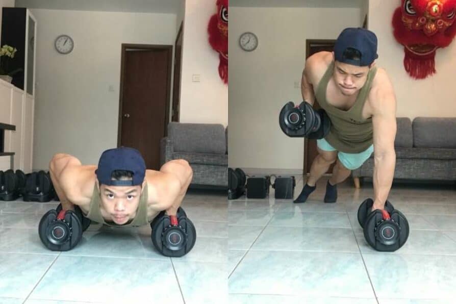 Bowflex Rows Can You Do Pushups On Adjustable Dumbbells? (Powerblock & Bowflex)