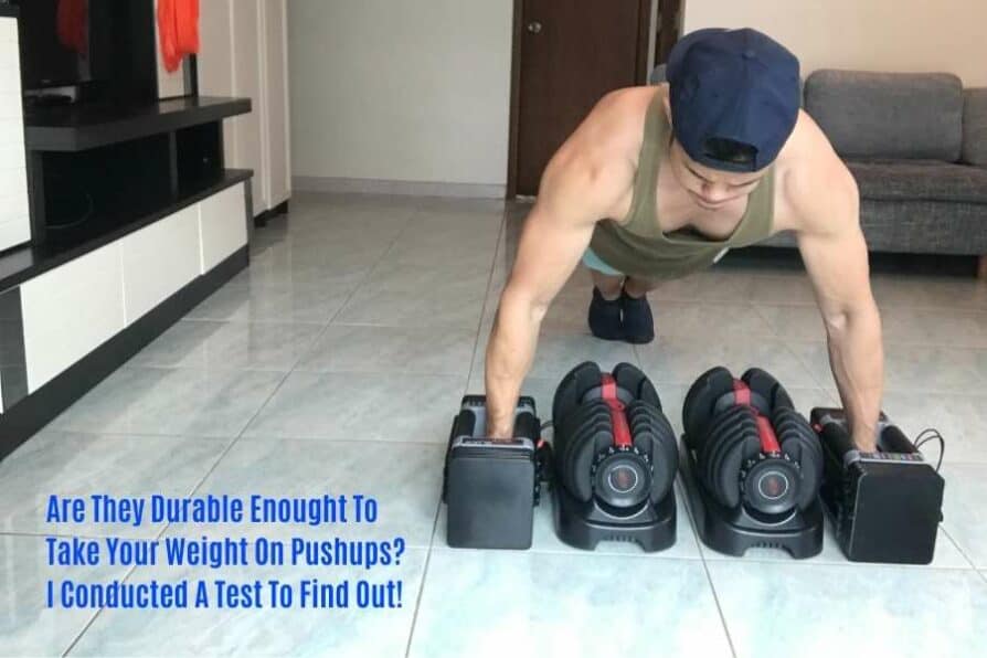 Can you do pushups on adjustable dumbbells