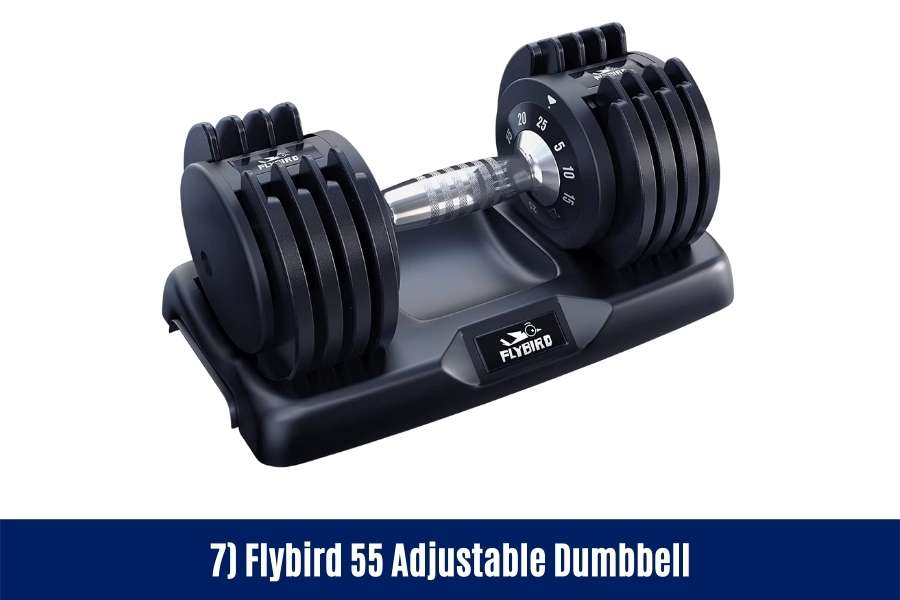 Flybird make an affordable adjustable dumbbell for guys.